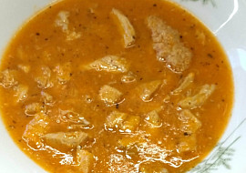 Dršťková polévka z předvařených drštěk I.