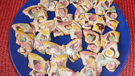 Jarní motýlci z perníkového těsta