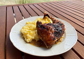 Kuře pečené v podmáslí