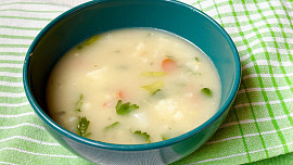 Květáková polévka s mrkví