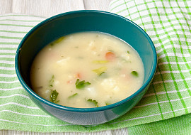 Květáková polévka s mrkví