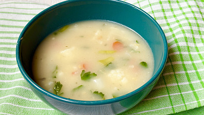 Květáková polévka s mrkví