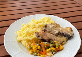 Prokládané vepřové plátky