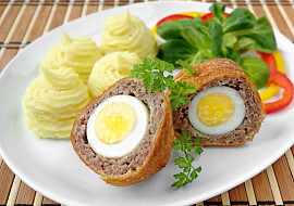 Skotská vejce z hovězího masa