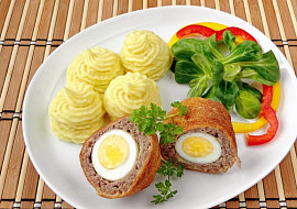 Skotská vejce z hovězího masa