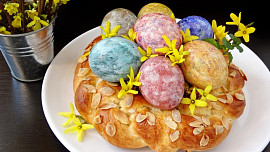 Velikonoční věnec s vůní citronové kůry