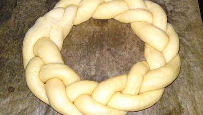 Velikonoční věnec s vůní citronové kůry