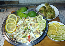 Barevná pomazánka z uzené makrely