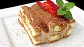 České tiramisu s tvarohem a zakysanou smetanou