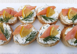 Free Style jednohubky s lososem