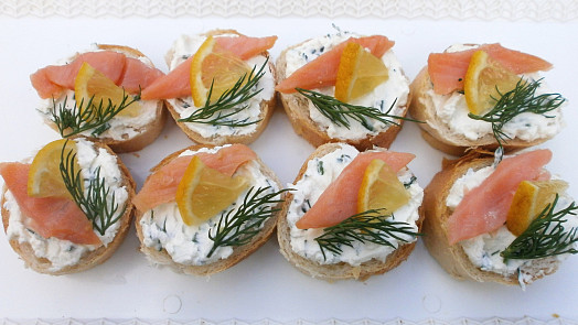 Free Style jednohubky s lososem