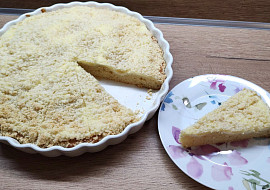 Jogurtový koláč s mandlovou drobenkou podle Míši Landové