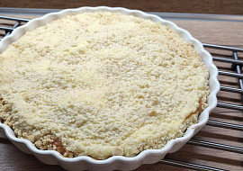 Jogurtový koláč s mandlovou drobenkou podle Míši Landové