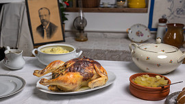 Kuře s nádivkou podle Marie-Janků Sandtnerové