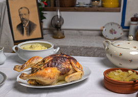 Kuře s nádivkou podle Marie-Janků Sandtnerové