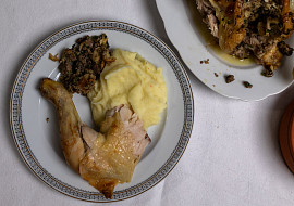 Kuře s nádivkou podle Marie-Janků Sandtnerové