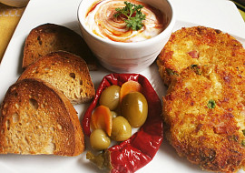 Vaječné řízky "bylinkovo-zeleninové" (placičky)