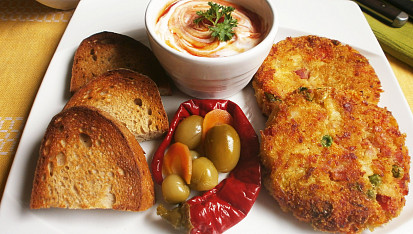 Vaječné řízky "bylinkovo-zeleninové" (placičky)