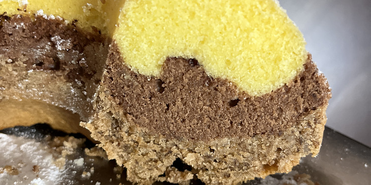 Bábovka s proužkem