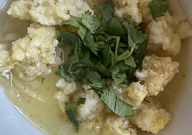 Cibulačka s krupicovou jíškou (Mňam ♥️)