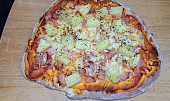 Domácí pizza Havaj