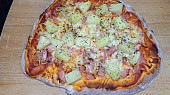 Domácí pizza Havaj