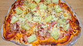 Domácí pizza Havaj