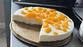 Nepečený cheesecake s ovocem