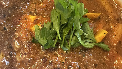 Rajská polévka s bazalkou..., Rajčatová ♥️