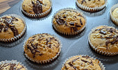 Recept na rychlé muffiny s kousky čokolády
