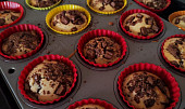 Recept na rychlé muffiny s kousky čokolády