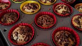 Recept na rychlé muffiny s kousky čokolády