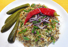 Rizoto z pečeného masa