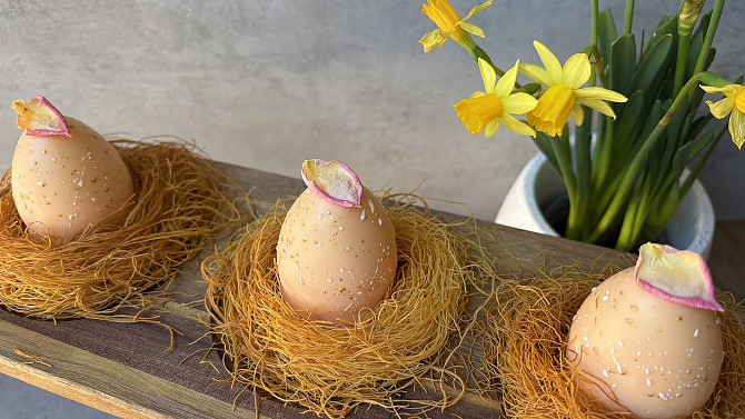 Velikonoční mousse vajíčka