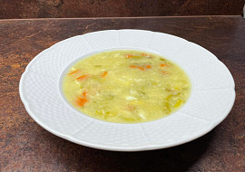 Zasmažená pórková polévka