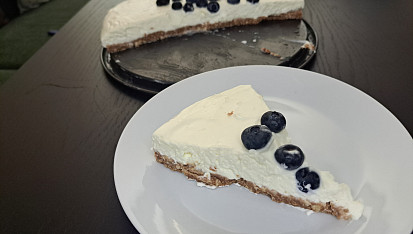 Borůvkový dortík se skyrem