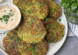 Brokolicové placičky s čedarem