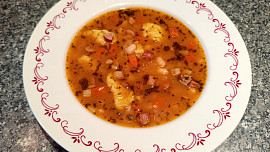 Fazolová polévka podle tatínka