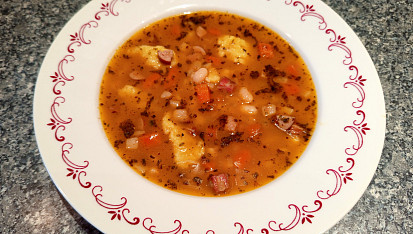 Fazolová polévka podle tatínka
