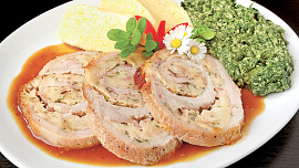 Nadívaná vepřová pečeně