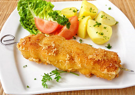 Kuřecí špíz se sýrem