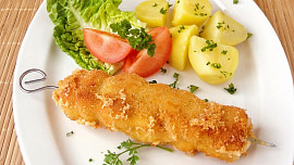 Kuřecí špíz se sýrem