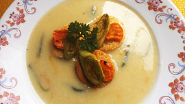 Pórková polévka krémová