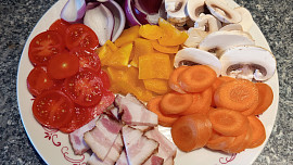 Špízy z krkovice se šťávou z výpeku