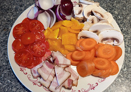 Špízy z krkovice se šťávou z výpeku