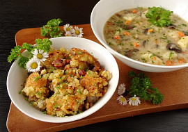 Staročeský kostrbáč s uzeným masem