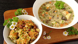 Staročeský kostrbáč s uzeným masem