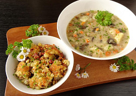 Staročeský kostrbáč s uzeným masem