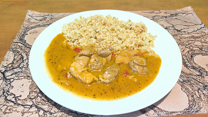 Tokáň z kuřecího masa se smetanou