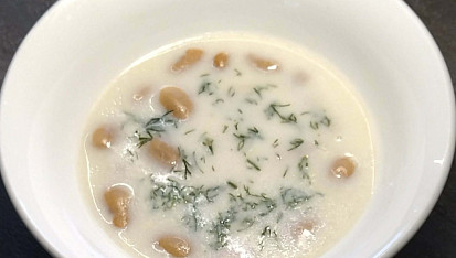 Fazolová polévka, Nie je veľmi fotogenická, ale skvelá! Snáď foto neurazí.